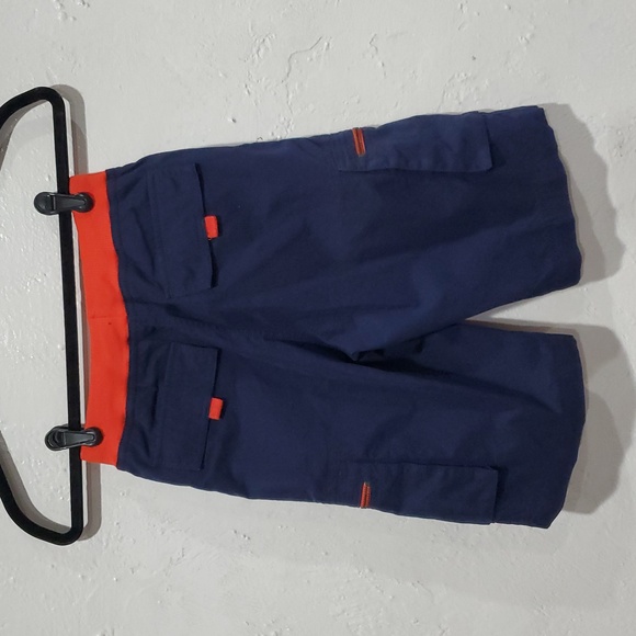 Hanna Andresson Navy and Red Boys Cargo Bermuda Shorts Size 140 Or 10 - Picture 5 of 10